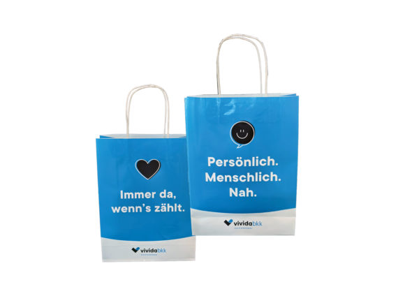 Tragetaschen Papier "vivida"