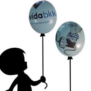 "vivida" Luftballons Pastell Ice Blue - mehrfarbig