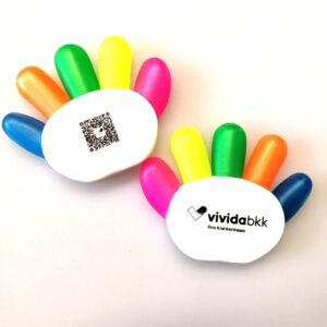 Textmarker Finger