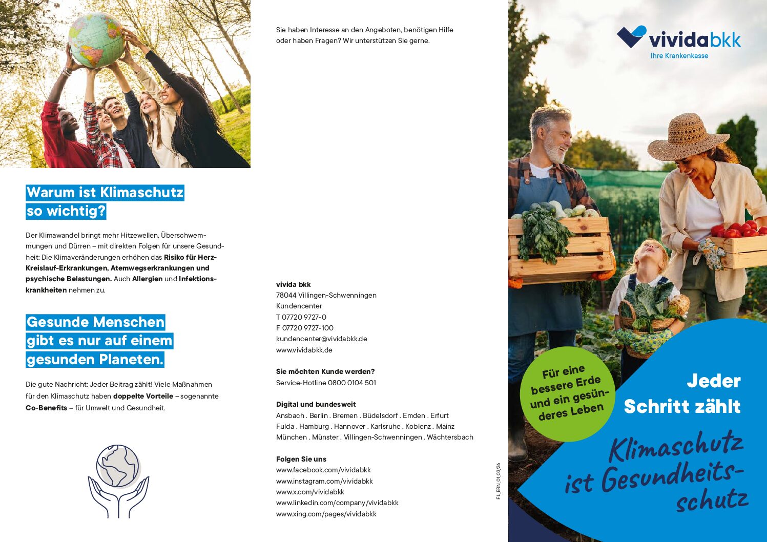 Flyer Klima und Gesundheit
